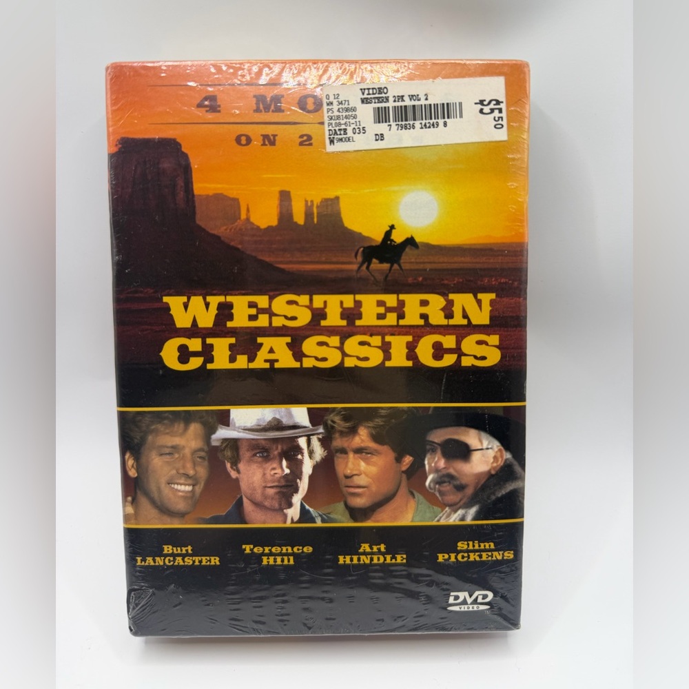 Vintage Western Classics 4 Movies Brand New